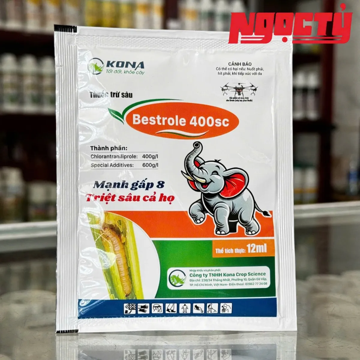 Bestrole 400SC của Kona Crop Science gói 12ml