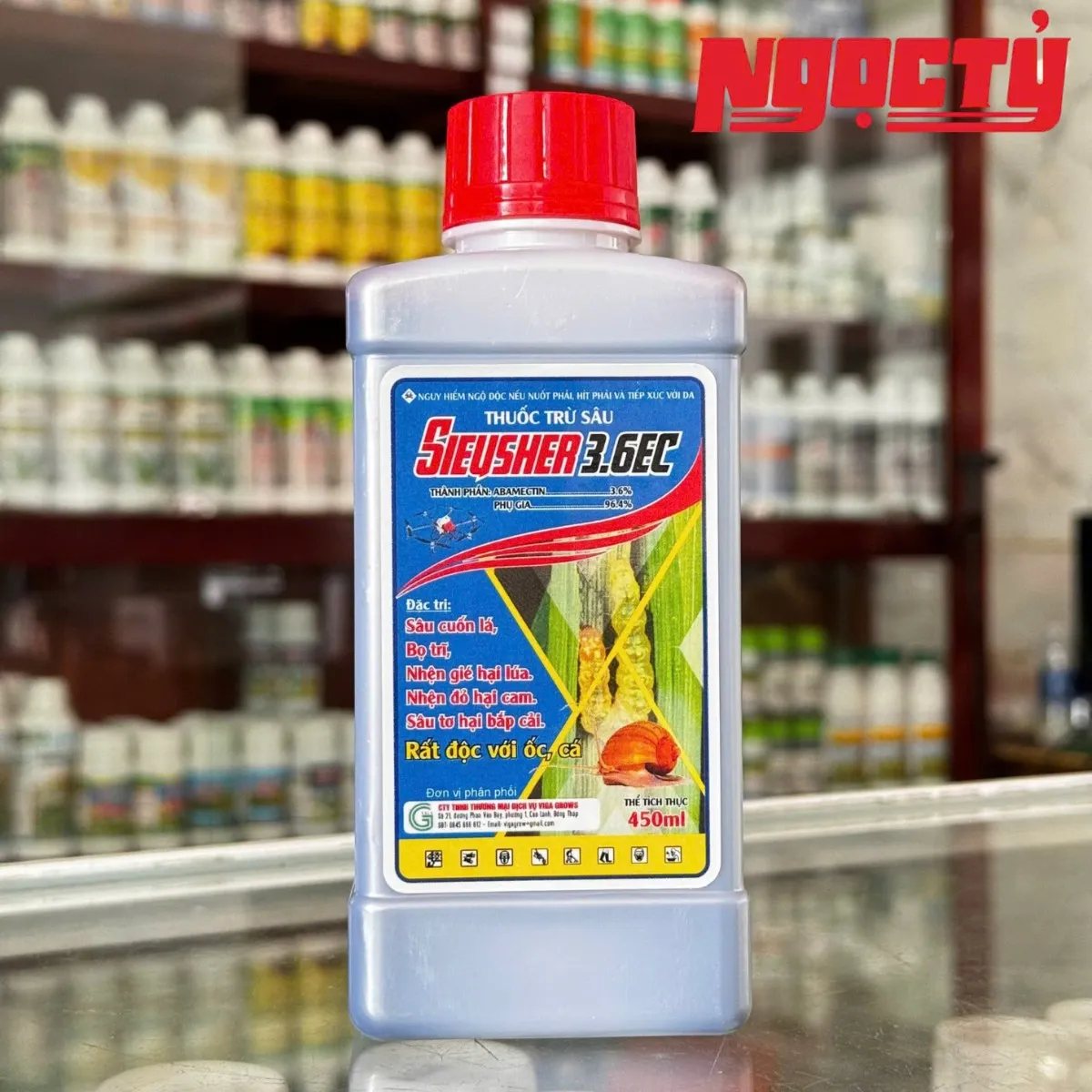 SIEUSHER 3.6EC dung tích 450ml