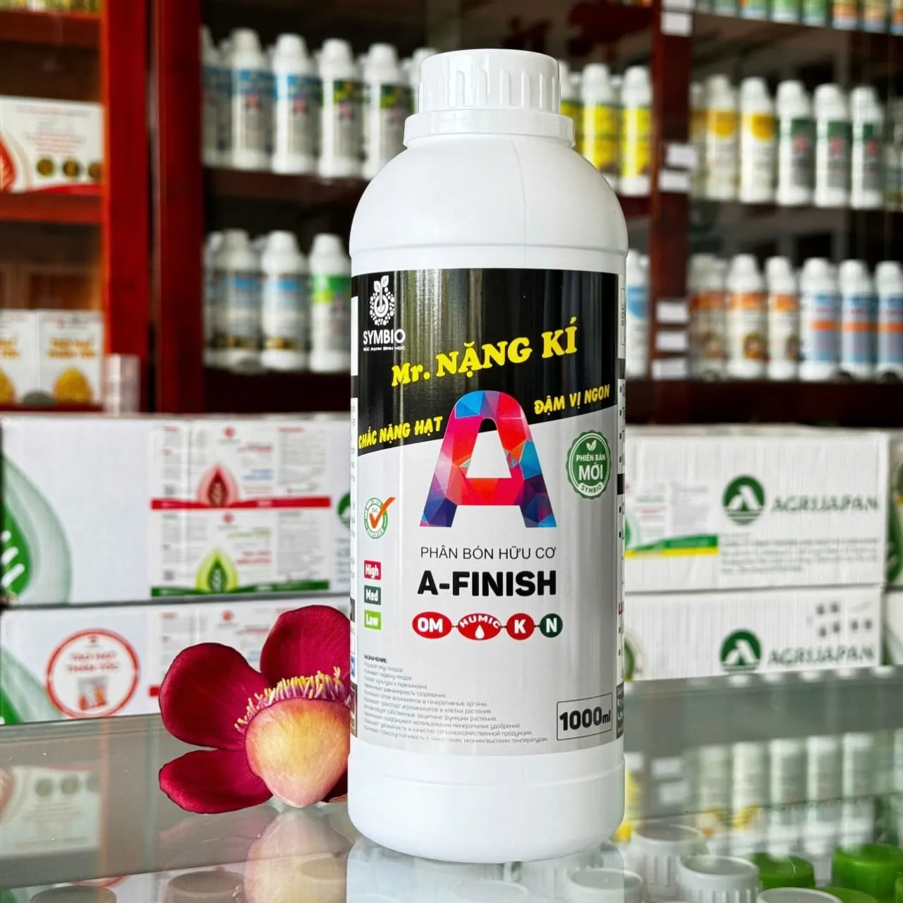 Amino FINISH giúp nặng trái, chắc hạt, chai 1 lít của SYMBIO