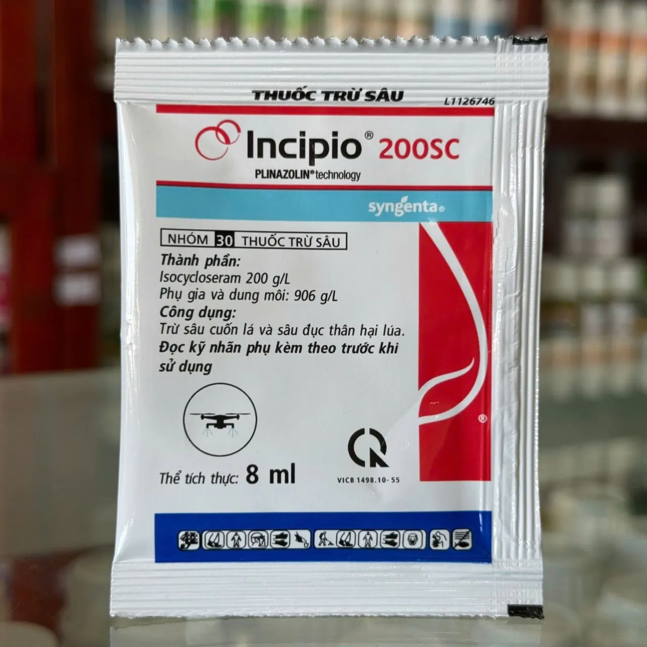 Incipio 200SC của Sygenta thể tích thực 8ml